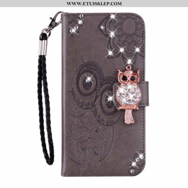 Etui Folio do Samsung Galaxy S21 Ultra 5G Sowa Mandala I Urok